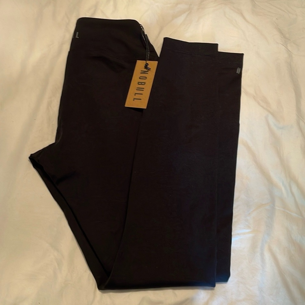 NWT Nobull black full-length crossfit leggings